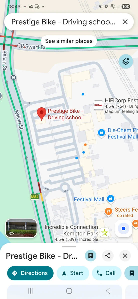 Prestige Bike Rider Training — instructor and private track