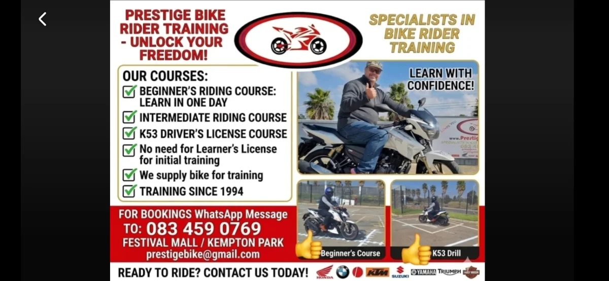 Prestige Bike training photo 1